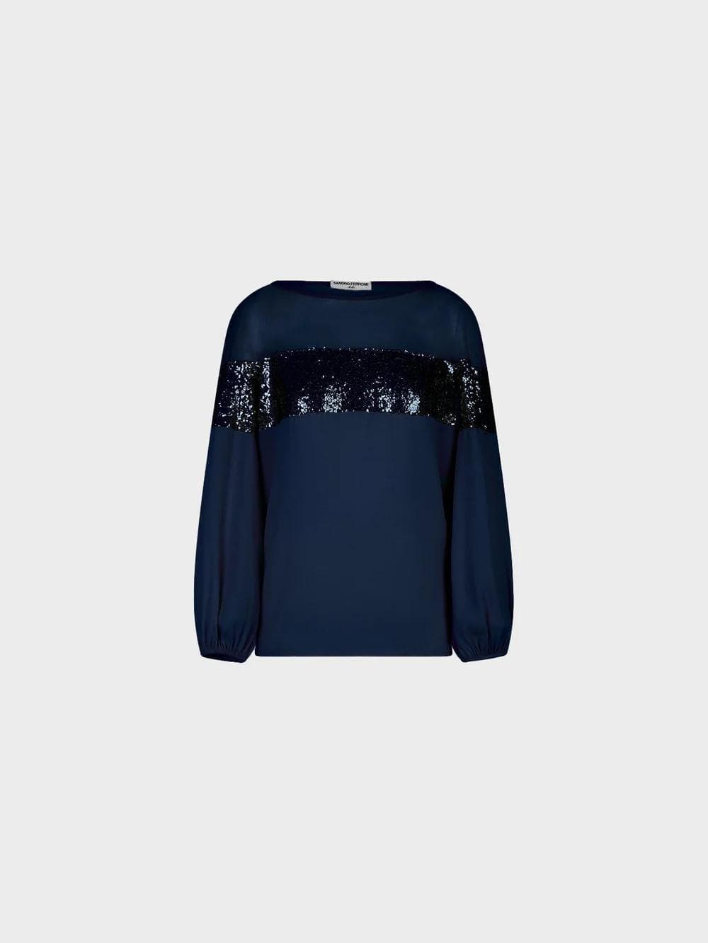 BLUSA CON SCOLLO A BARCA