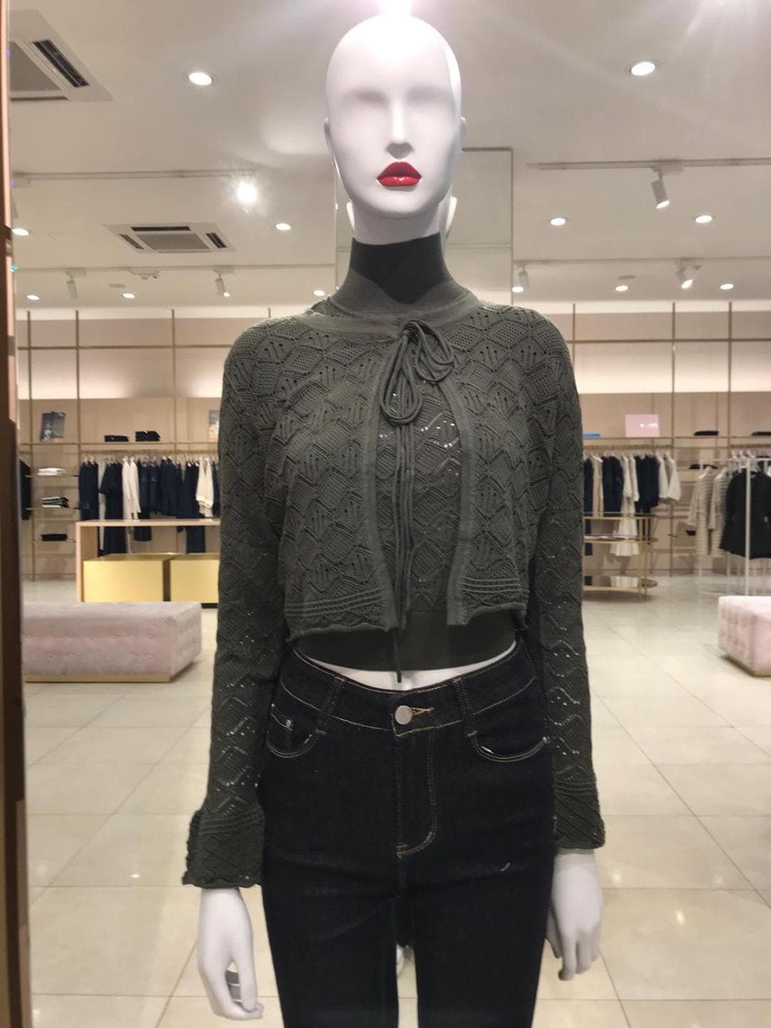 CARDIGAN PUNZONATO