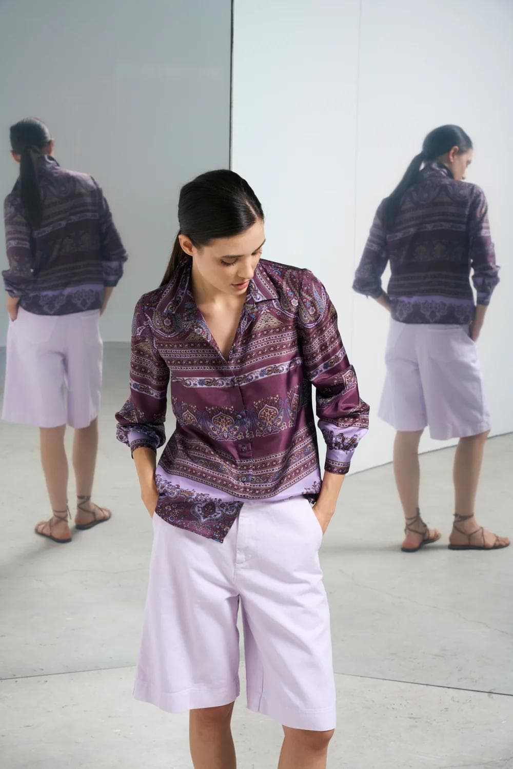 CAMICIA IN SETA