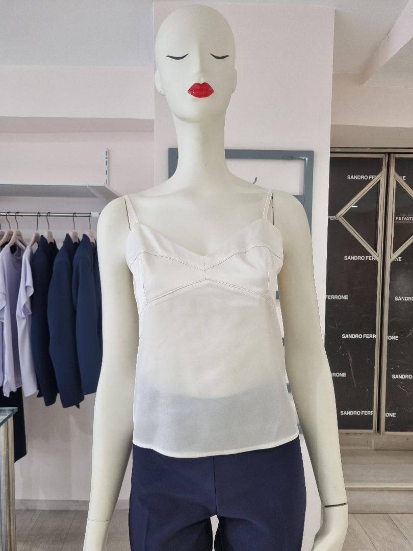 BUSTIER IN SATIN